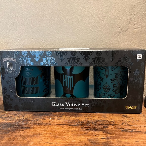 Haunted Mansion Disney Candle Holder Votive 3 Pack NIB - Picture 4 of 11